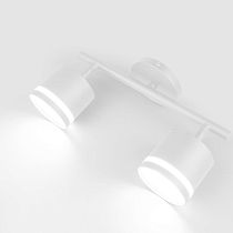 Спот на основании GWL-2GX53-M-IP20 Двойной Белый С боковым рассеивателем Башня