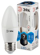 Лампа светодиодная ЭРА STD LED B35-7W-840-E27 свеча нейтральный белый свет