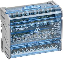 TEKFOR Шины на DIN-рейку (кросс-модуль) ШНК 4х11 3L+PEN  IEK