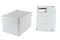 Коробка распаячная ОП 150х110х85мм, крышка, IP44, гладкие стенки, инд. штрихкод, TDM Коробка распаячная ОП 150х110х85мм, крышка, IP44, гладкие стенки, инд. штрихкод, TDM