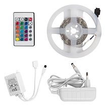Лента светодиодная GLS-5050-30-7.2-12-IP20-PRO-RGB-3-KIT готовый комплект 3м с адаптером и IR контроллером Лента светодиодная GLS-5050-30-7.2-12-IP20-PRO-RGB-3-KIT готовый комплект 3м с адаптером и IR контроллером