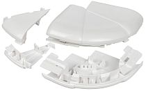 DLP Угол внешний изменяемый для кабель-канала 80х50мм (60-120град) белый