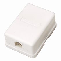 Розетка телефонная внешняя, 1 порт UTP RJ-11(6P-2C), CAT 3 PROconnect
