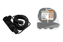 Удлинитель-шнур силовой каучук КГ IP44 3 гнезда с/з, 3700 Вт 50м Народный TDM