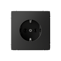 ArtGallery Базальт Розетка с заземлением, 16А, механизм Systeme Electric (Schneider Electric)