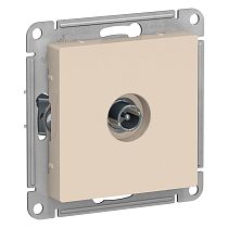 AtlasDesign Бежевый Розетка TV оконечная 1DB Systeme Electric (Schneider Electric) AtlasDesign Бежевый Розетка TV оконечная 1DB Systeme Electric (Schneider Electric)