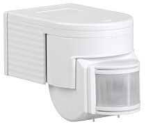 Датчик движения ИК настенный 1100w 180град. 12м IP44 белый  IEK