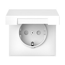 ArtGallery Лотос Розетка с заземл. со шторк. с крышкой, 16А, IP20, механизм Systeme Electric (Schneider Electric)