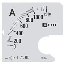 Шкала сменная для A961 1000/5А-1,5 EKF PROxima Шкала сменная для A961 1000/5А-1,5 EKF PROxima
