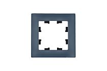 AtlasDesign Nature Натуральное Стекло Грифель Рамка 1-постовая  (Schneider Electric) Systeme Electric (Schneider Electric)