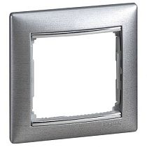 VALENA DIY Рамка 1местная алюминий матовый