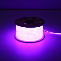 Неон COB GLS-COB-288-10-220-IP67-NW-NL-P ФИОЛЕТОВЫЙ катушка 50м