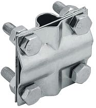 Зажим заземления с разделителем крестообразный стержень-полоса/пруток оцинкованная сталь HDZ IEK