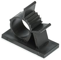 Клипса самоклеящаяся КС-15 черная  IEK
