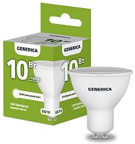 Лампа светодиодная PAR16 софит 10Вт 230В 4000К GU10 GENERICA IEK