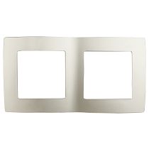 Рамка для выключателей и розеток двойная ЭРА 12 12-5002-14 пластик медь