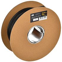 Оплетка кабельная 15-24мм полиэстер 100м черная  IEK