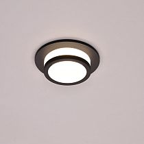 Светильник встраиваемый алюминиевый ЭРА KL89 BK MR16/GU5.3 черный