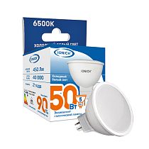 Лампа светодиодная IONICH акцентного освещения ILED-SMD2835-JCDR-5Вт-450Лм-230В-6500К-GU5.3