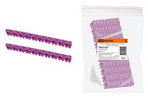 Маркер наборный - символ "7" фиолетовый 6 мм2 (100 шт.)  TDM Маркер наборный - символ "7" фиолетовый 6 мм2 (100 шт.)  TDM