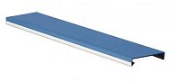Крышка для перфор короба, синяя RL 100мм