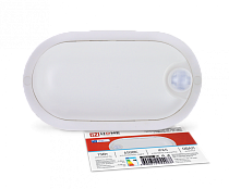 Светильник сд герм СПП ИД-1565-ОВАЛ 15Вт 6500К 1350Лм с инфракрасн датчиком IP65 160х88мм IN HOME Светильник сд герм СПП ИД-1565-ОВАЛ 15Вт 6500К 1350Лм с инфракрасн датчиком IP65 160х88мм IN HOME