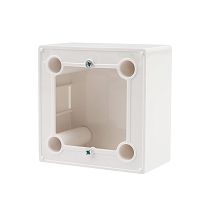 Бокс для накладного монтажа электроустановочных изделий REXANT (глубина 43 мм) белый