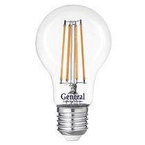 Филаментная светодиодная лампа General GLDEN-A60S-17-230-E27-4500  1/10/100