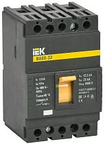 Автоматический выключатель трехполюсный 125А 25кА ВА 88-32  IEK
