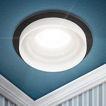 Светильник встраиваемый декоративный ЭРА DK95 BK MR16 GU5.3 черный