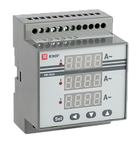 Амперметр AD-G33 цифровой на DIN трехфазный EKF PROxima