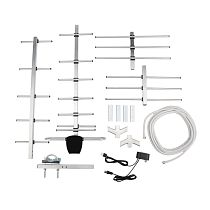 Антенна наружная «Активная» для цифрового ТВ DVB-T2, RX-406-DEF REXANT