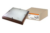 Светильник НПБ 02-3х40-121 УХЛ4 "Киото-2" венге 3х40 Вт IP20 (435х435х75)  TDM