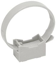 Держатель хомутный для труб со стяжкой CFF1 d16-32 серая  IEK