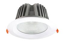 Светильник встраиваемый "Даунлайт" LED DCL-01-040 40 Вт, 4000 К, 80 Ra, IP20, прозрачный расс.,  TDM