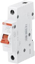 Рубильник 1п SHD201/63 рычаг красный ABB