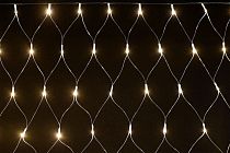 LIGHTING Гирлянда сеть 1,5х1,5м 160 светодиодов теплый белый свет IP20 прозрачный шнур 3м 230В контроллер 8 сцен  IEK
