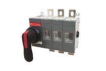 Рубильник ВНК-35-1 3П 250А с установленной фронтальной ручкой управления  TDM