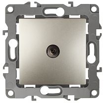 Розетка ЭРА 12 12-3102-04 шампань телевизионная проходная