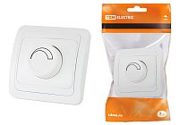 Светорегулятор (RL, 600Вт) поворотный белый "Валдай"  TDM