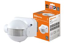 Датчики движения инфракрасные ДДС-02 1100Вт, 5-480с, 12м, 5+Лк, 180гр, IP44,  TDM