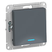 AtlasDesign Грифель Выключатель 1-клавишный с подсветкой сх.1а, 10АХ Systeme Electric (Schneider Electric)