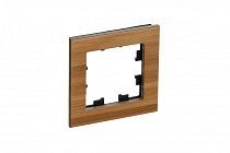 AtlasDesign Nature Дерево Бамбук Рамка 1-постовая  (Schneider Electric) Systeme Electric (Schneider Electric)