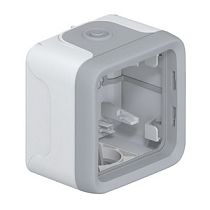 Коробка распределительная однопостовая для наружного монтажа IP55 серая Plexo Legrand