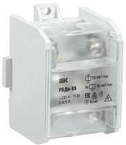 Блок распределительный проходной РБДп-95 232/100А DIN 1х95-4х16кв.мм  IEK