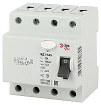УЗО ВД1-63S Селективное 3P+N 32А 100mA NO-902-154 ЭРА Pro
