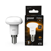 Лампа светодиодная Gauss R39 E14 4Вт 350lm 2700K Лампа светодиодная Gauss R39 E14 4Вт 350lm 2700K