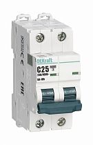 Автоматический выключатель 2P х-ка B 20A ВА-105 10кА DEKraft