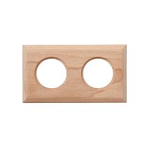 Рамка двухпостовая,серия Шедель,цвет Натурэль,скрытый монтаж BF4 Bironi