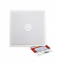 Светильник светодиодный СПБ-2Д-КВАДРАТ 20Вт 4000К 1400Лм 230мм с датчиком белый IN HOME